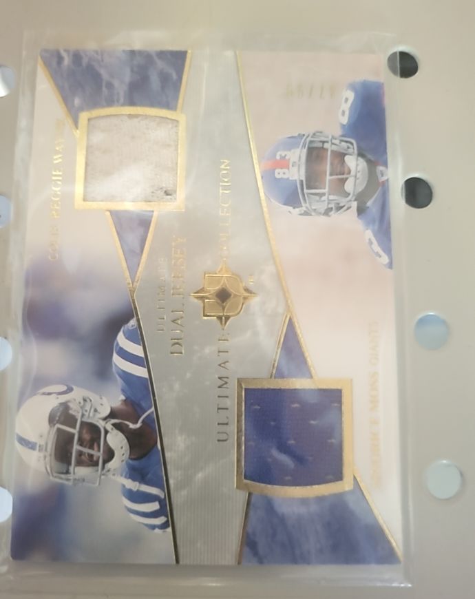 2006 Upper Deck Ultimate Collection Dual Jersey Reggie Wayne Marvin Harrison — front