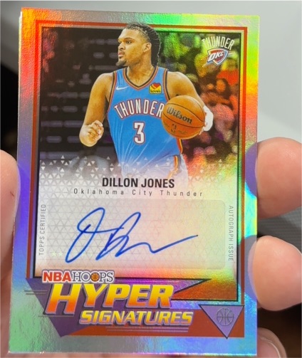 2025-26 Topps NBA Hoops #HHS-DJ Dillon Jones — front