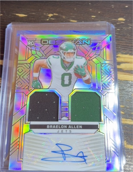 2024 Panini Obsidian #RMI-BAN Braelon Allen — front