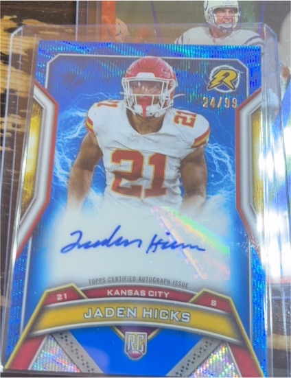 2024 Topps Resurgence #RRS-JH Jaden Hicks Rookie Signatures — front