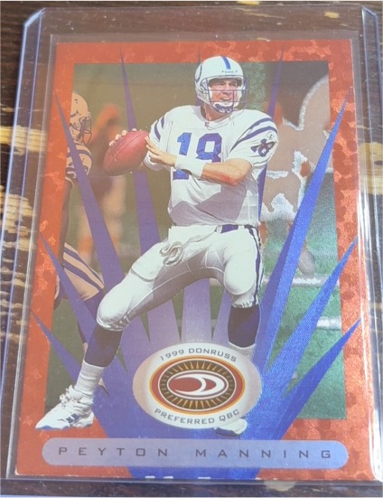 1999 Donruss Preferred QBC #28 Peyton Manning — front