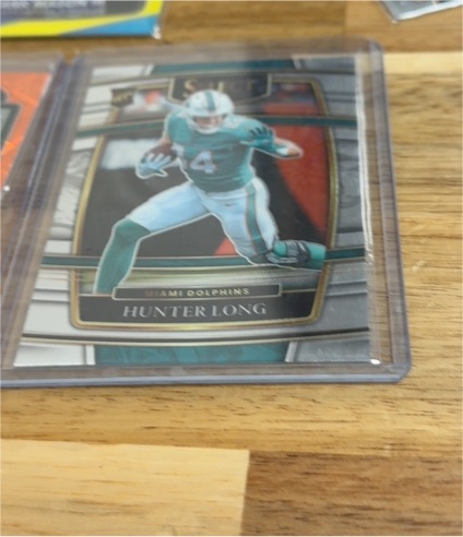 2021 Panini Select #93 Hunter Long Rookie RC Concourse Base Miami Dolphins — front