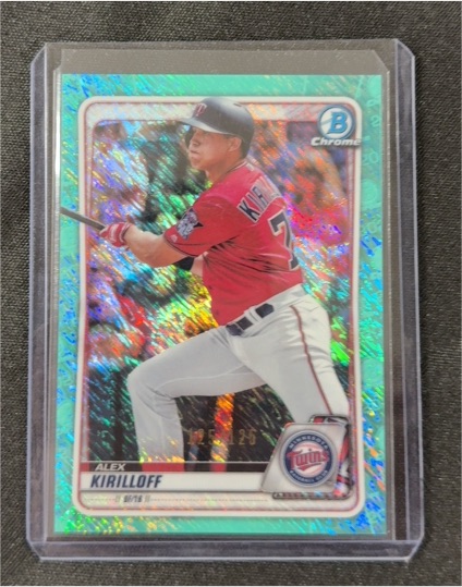 2020 Bowman Chrome #BCP-80 Alex Kirilloff — front