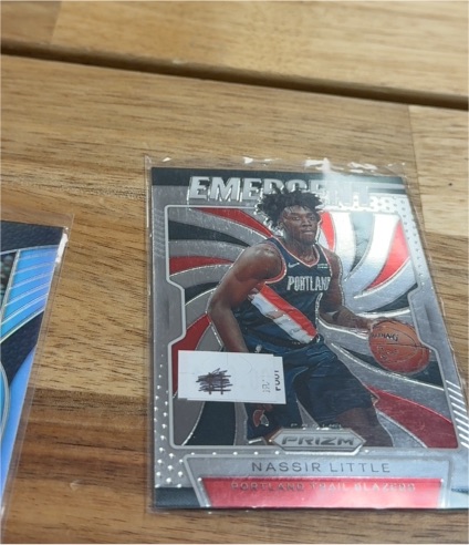 2019-20 Panini Prizm #2 Nassir Little Emergent — front