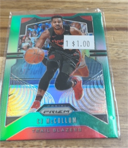 2019-20 Panini Prizm #113 CJ McCollum — front