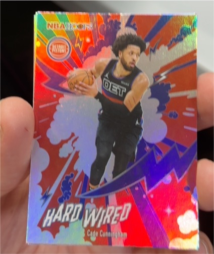 2025-26 Topps NBA Hoops #HW-12 Cade Cunningham Hard Wired — front