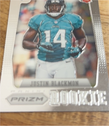2012 Panini Prizm #217 Justin Blackmon Rookie — front