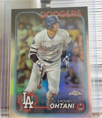 2024 Topps Chrome #1 Shohei Ohtani — front