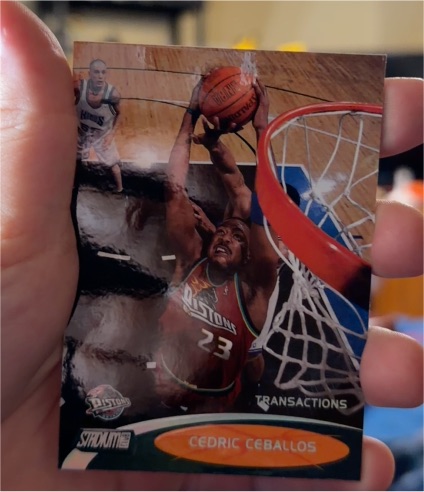 2000-01 Topps Stadium Club #127 Cedric Ceballos — front
