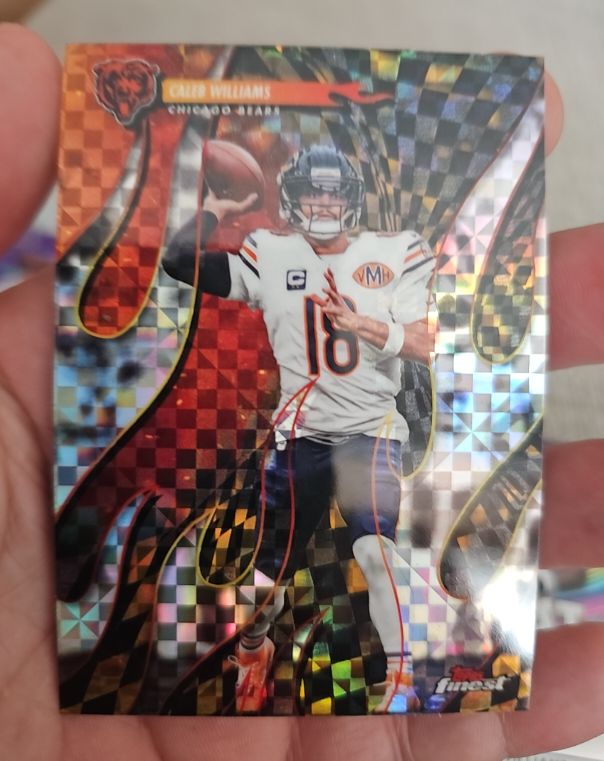 2024 Topps Finest #T-12 Caleb Williams Torchers — front