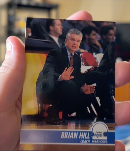 1994-95 Hoops #290 Brian Hill — front