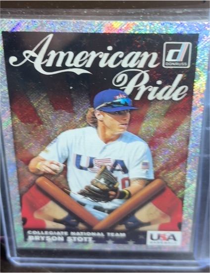 2019 Donruss American Pride #AP5 Bryson Stott — front