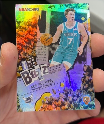 2026 Topps NBA Hoops The Buzz #TB-4 Kon Knueppel — front
