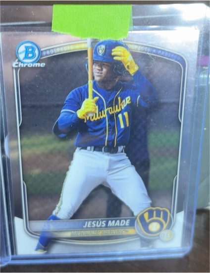 2025 Bowman Chrome #BDC-196 Jesus Made — front