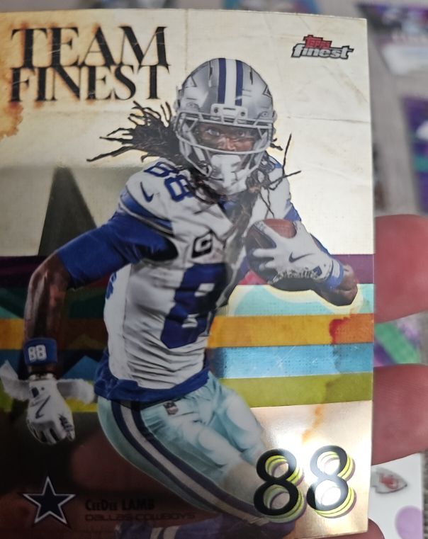2025 Topps Finest Team Finest #88 CeeDee Lamb — front