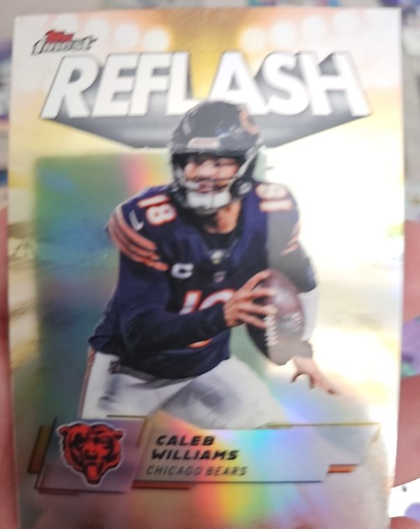 2025 Topps Finest Reflash #RF-2 Caleb Williams — front