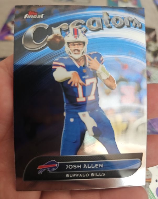 2025 Topps Finest Creators #CR-4 Josh Allen — front