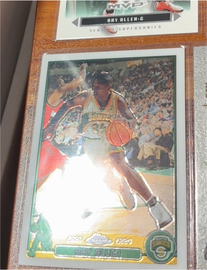 2003-04 Topps Chrome #48 Ray Allen — front