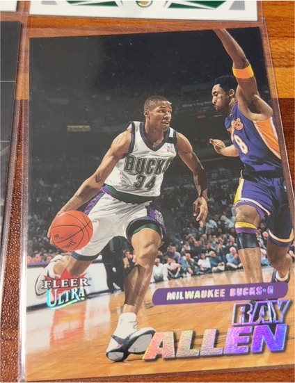 1996-97 Fleer Ultra #60 Ray Allen Rookie Milwaukee Bucks — front