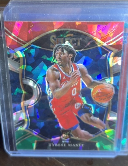 2020-21 Panini Select Concourse #81 Tyrese Maxey — front