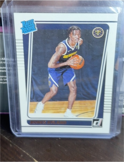 2021-22 Donruss #244 Bones Hyland Rated Rookie — front