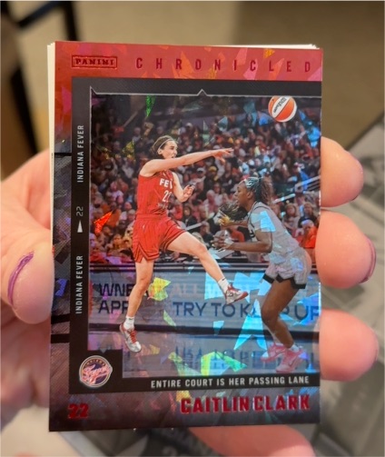 2025 Panini Caitlin Clark Chronicled #39 Caitlin Clark Indiana Fever WNBA — front