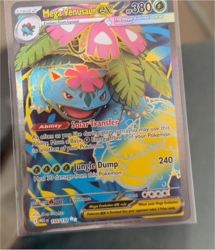 Pokémon TCG Mega Venusaur EX 155/132 — front
