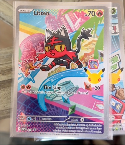 2026 Pokémon Black Star Promo #044 Litten — front