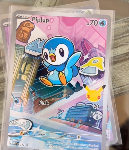 2026 Pokémon MEP #042 Piplup — front