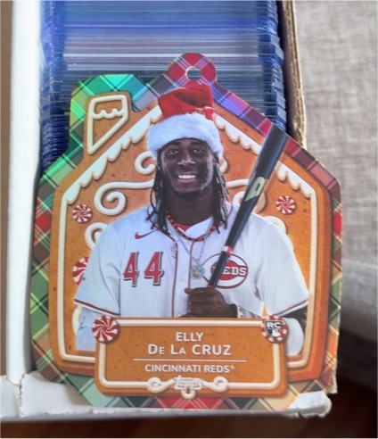 2024 Topps Holiday #MLBO-5 Elly De La Cruz — front
