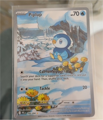 2025 Pokémon #098 Piplup — front