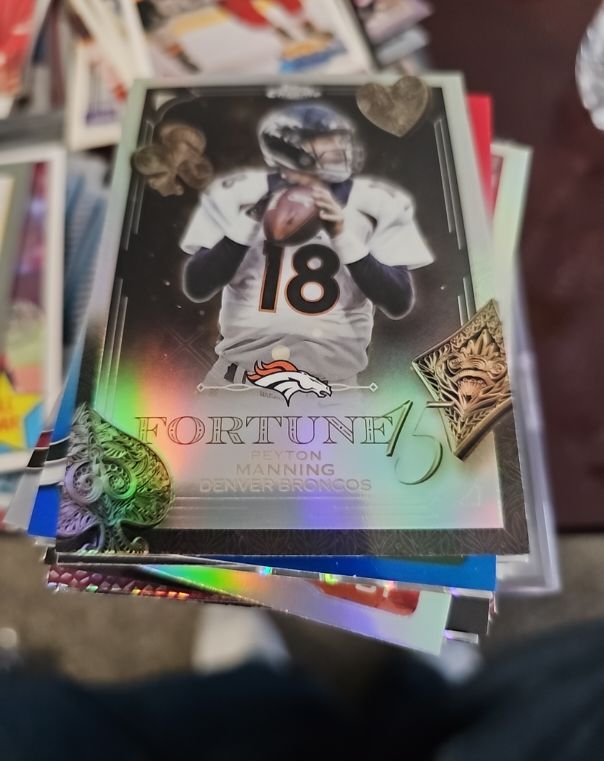 2025 Topps Chrome Fortune 15 #F15-33 Peyton Manning — front