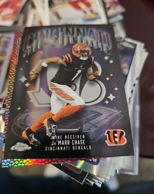 2025 Topps Chrome #ACT-5 Ja'Marr Chase — front