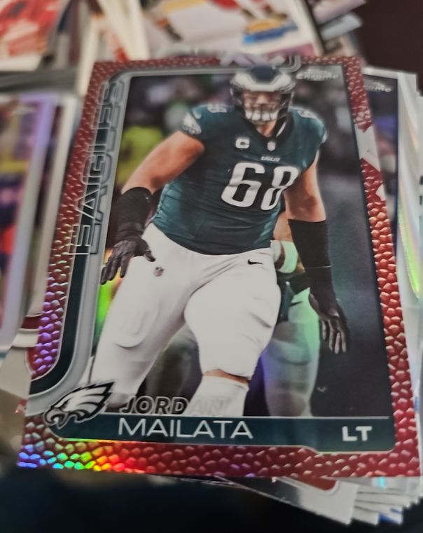 2025 Topps Chrome #245 Jordan Mailata — front