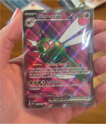 2023 Pokémon Scarlet & Violet Destined Rivals #206 Yanmega EX — front