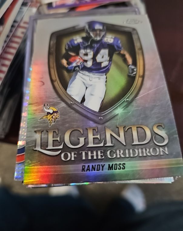 2025 Topps Chrome Legends of the Gridiron #LOG-13 Randy Moss — front