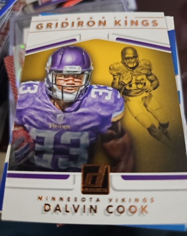 2017 Panini Donruss #15 Dalvin Cook Rookie Gridiron Kings — front