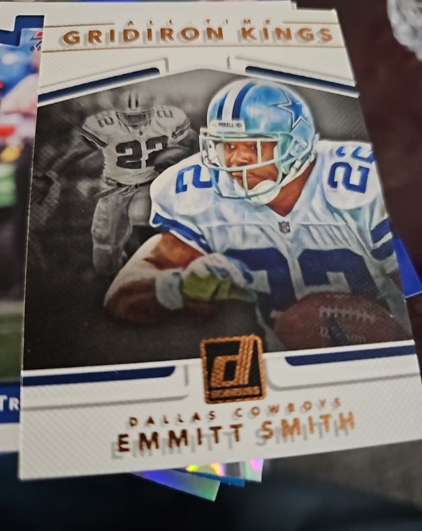 2017 Donruss #5 Emmitt Smith All-Time Gridiron Kings — front