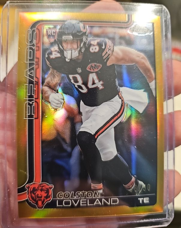 2025 Topps Chrome #345 Colston Loveland — front