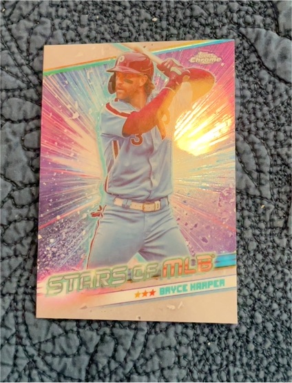 2024 Topps Series 1 Stars of MLB Chrome #CSMLB-14 Bryce Harper — front
