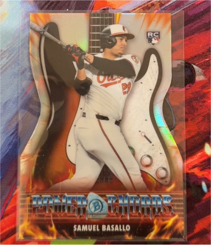 2026 Bowman Chrome #PC-25 Samuel Basallo Power Chords — front