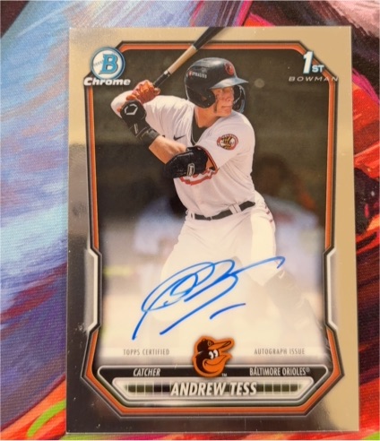 2026 Bowman Chrome #BCP-90 Andrew Tess — front