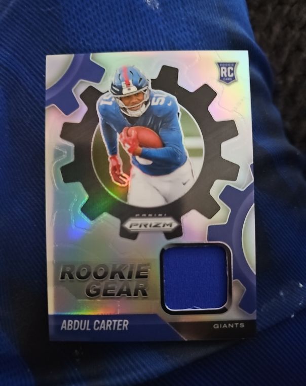 2025 Panini Prizm #RGR-ACR Abdul Carter Rookie Gear — front
