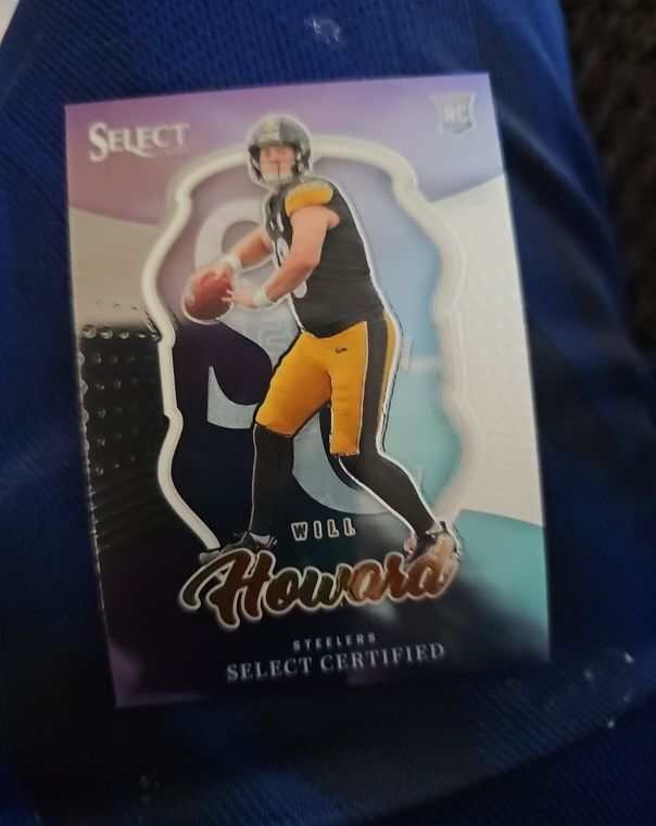 2025 Panini Select Certified Rookies #15 Will Howard — front