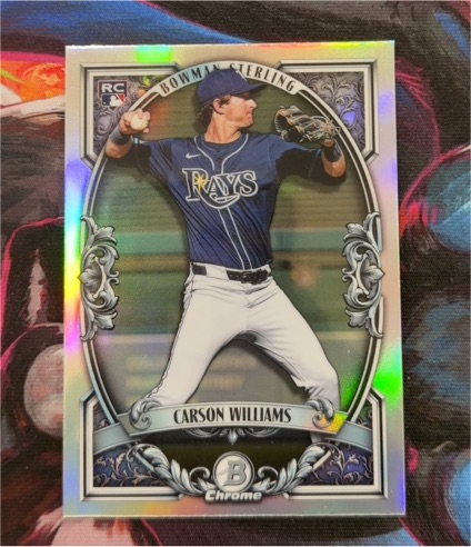 2026 Bowman Chrome Sterling #BST-15 Carson Williams — front