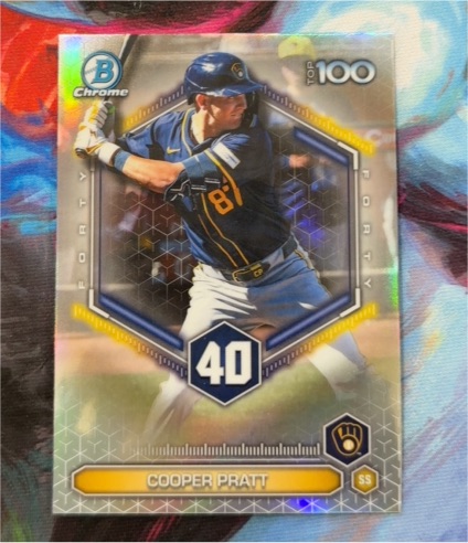 2026 Bowman Chrome #BTP-40 Cooper Pratt — front