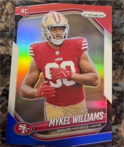 2025 Panini Prizm #304 Mykel Williams — front