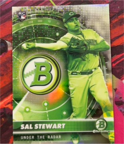 2026 Bowman Chrome #UR-11 Sal Stewart Under The Radar Rookie Card — front