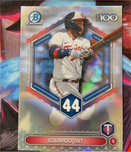 2026 Bowman Chrome Top 100 #BTP-44 Eduardo Tait — front