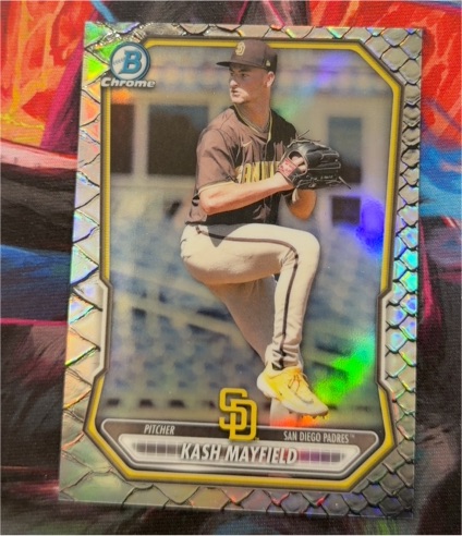 2026 Bowman Chrome #BCP-70 Kash Mayfield — front